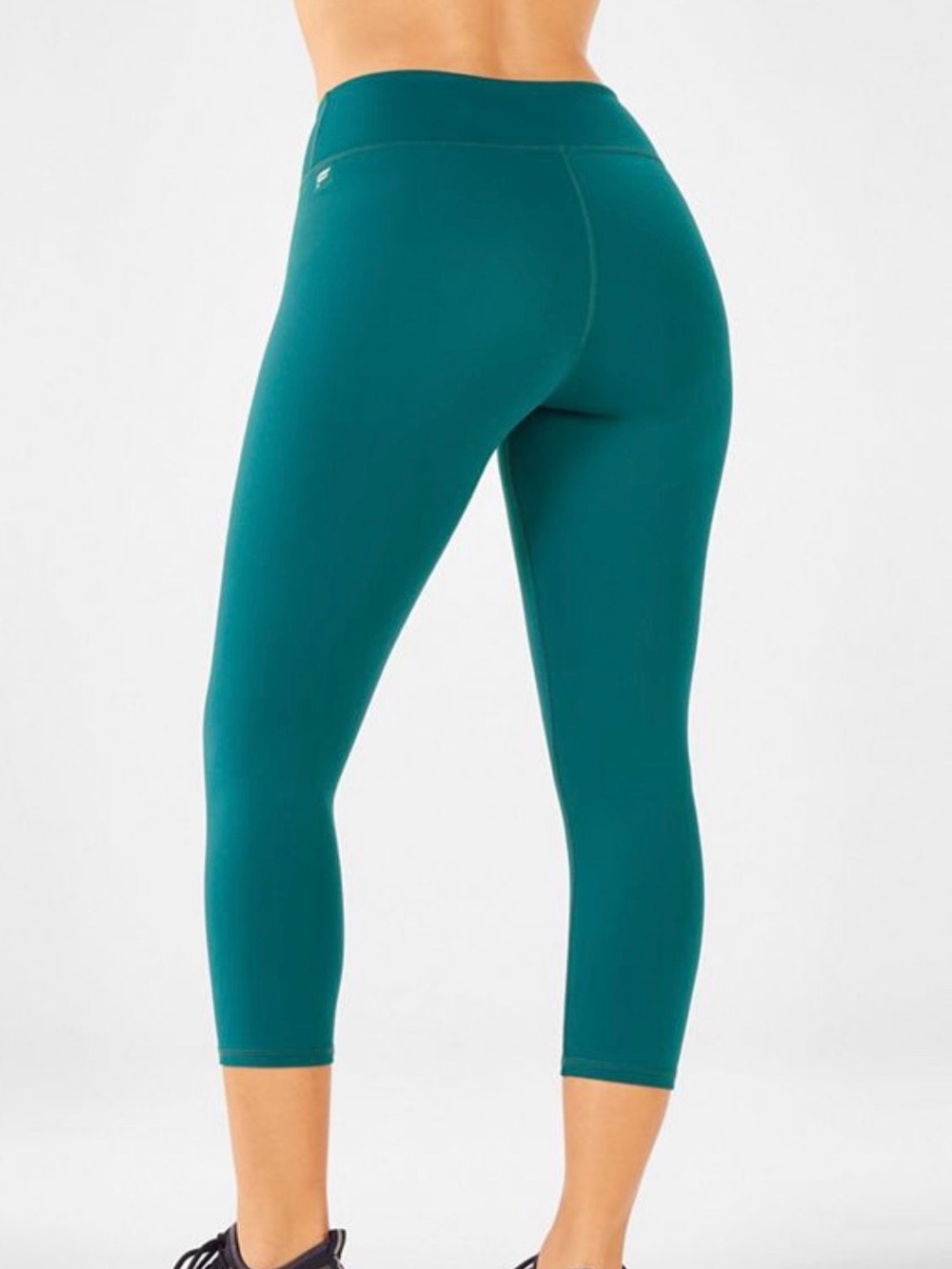 Fabletics Teal-Green High-Rise Capris